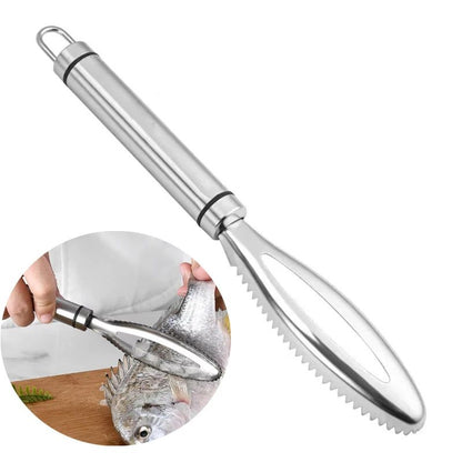 AllinOne Fish  Kitchen Prep Tool  Premium Fish Scale Remover And Vegetable Peeler Set 6