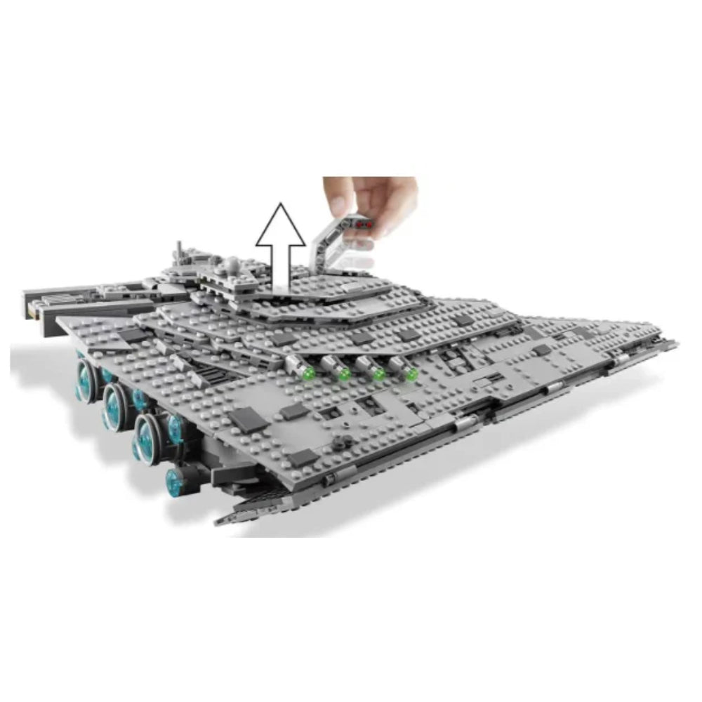 New Destroyer Space Spaceship Building Blocks Set Compatible With Starship Fighter Model DIY Toy Fo 4
