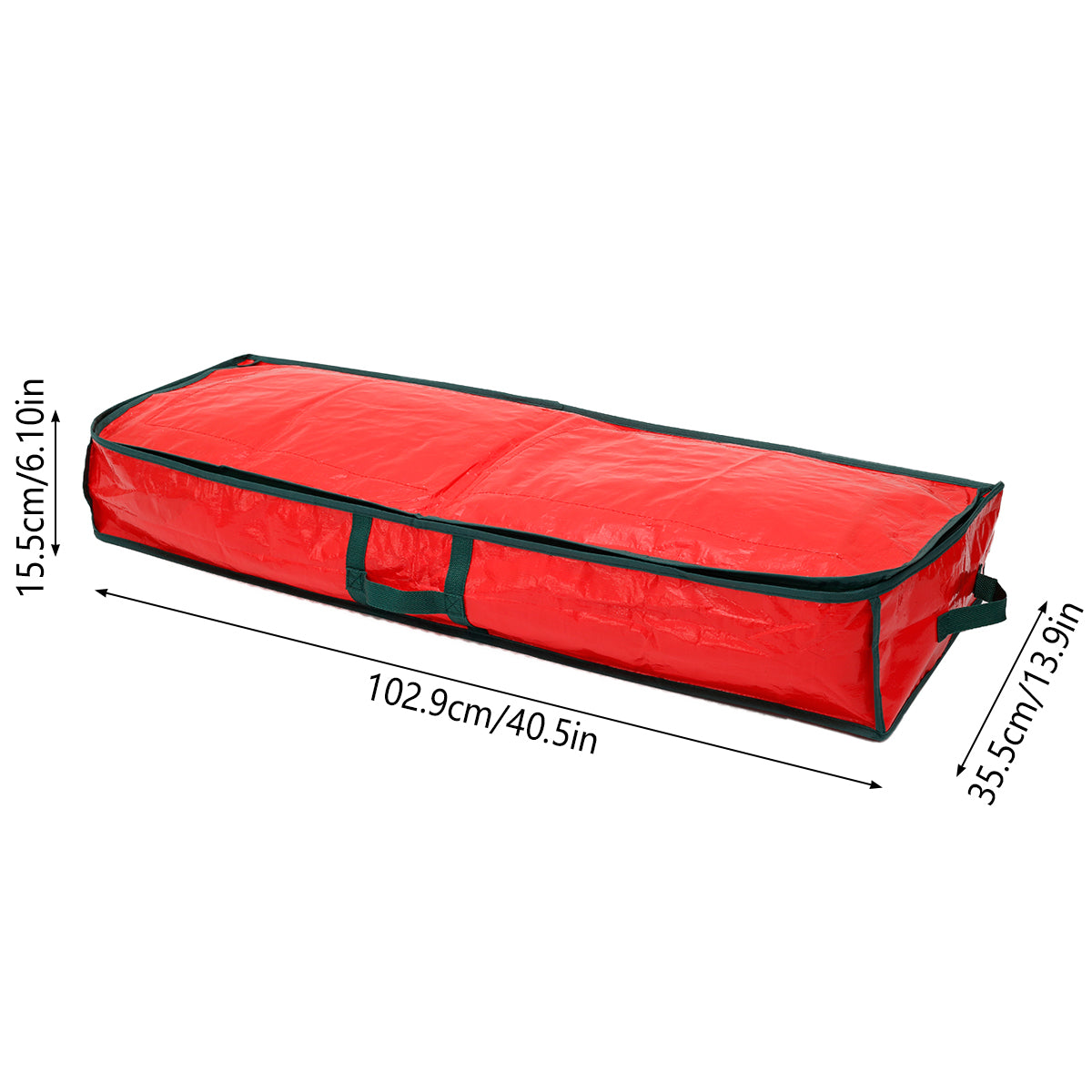 Christmas Wrapping Paper Storage Organizer Durable Oxford Fabric Gift Wrap Storage Bag Fits Ribbon  5