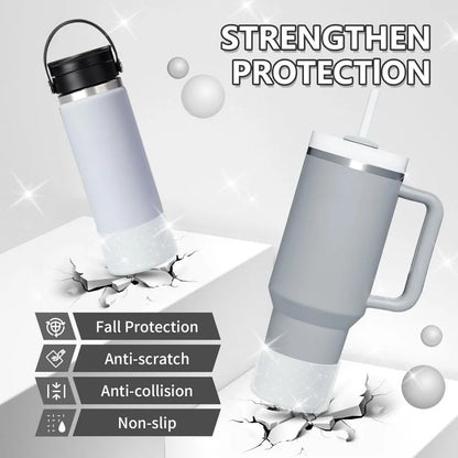 Protective Bling Silicone Tumbler Boot Sleeve  Fits 2040oz Bling Tumbler Sleeve  Hydro Flask Bottle 5
