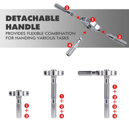 Mini Repair Tool Kit, Multifunction Ratchet Screwdriver Set with Multi Magnetic Bits for Household & Electronics