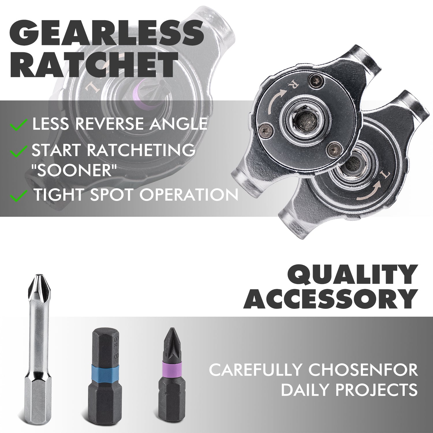 Mini Repair Tool Kit, Multifunction Ratchet Screwdriver Set with Multi Magnetic Bits for Household & Electronics