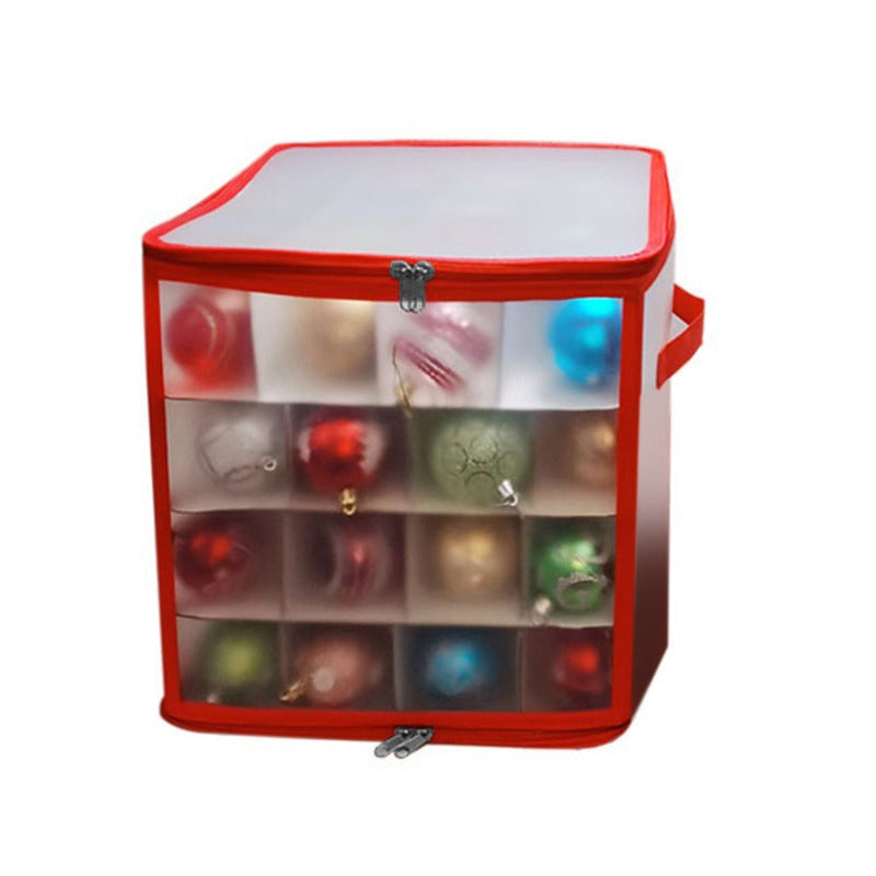 Christmas Ball Storage Box, Large Capacity, Fold able Storage for Balls, Toys, Ornaments