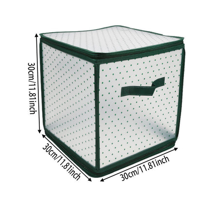 Christmas Ball Storage Box Large Capacity Fold Able Storage For Balls Toys Ornaments 4