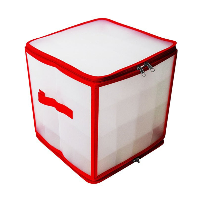 Christmas Ball Storage Box Large Capacity Fold Able Storage For Balls Toys Ornaments 5