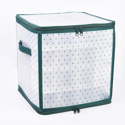 Christmas Ball Storage Box Large Capacity Fold Able Storage For Balls Toys Ornaments 6