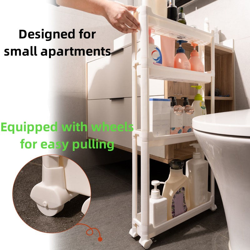 Behind The Door Storage Cabinet Bathroom And Kitchen Storage Rack Multilayer Narrow Cabinet Space S 3