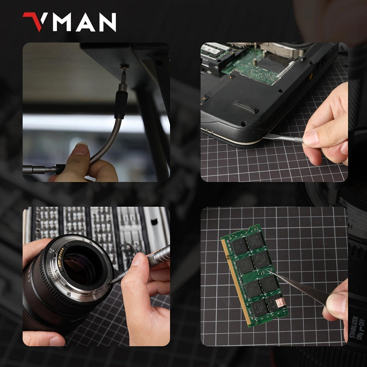 Magnetic Repair Tool Kit Professional Precision Screwdriver Set For Laptop Macbook Computer Game Co