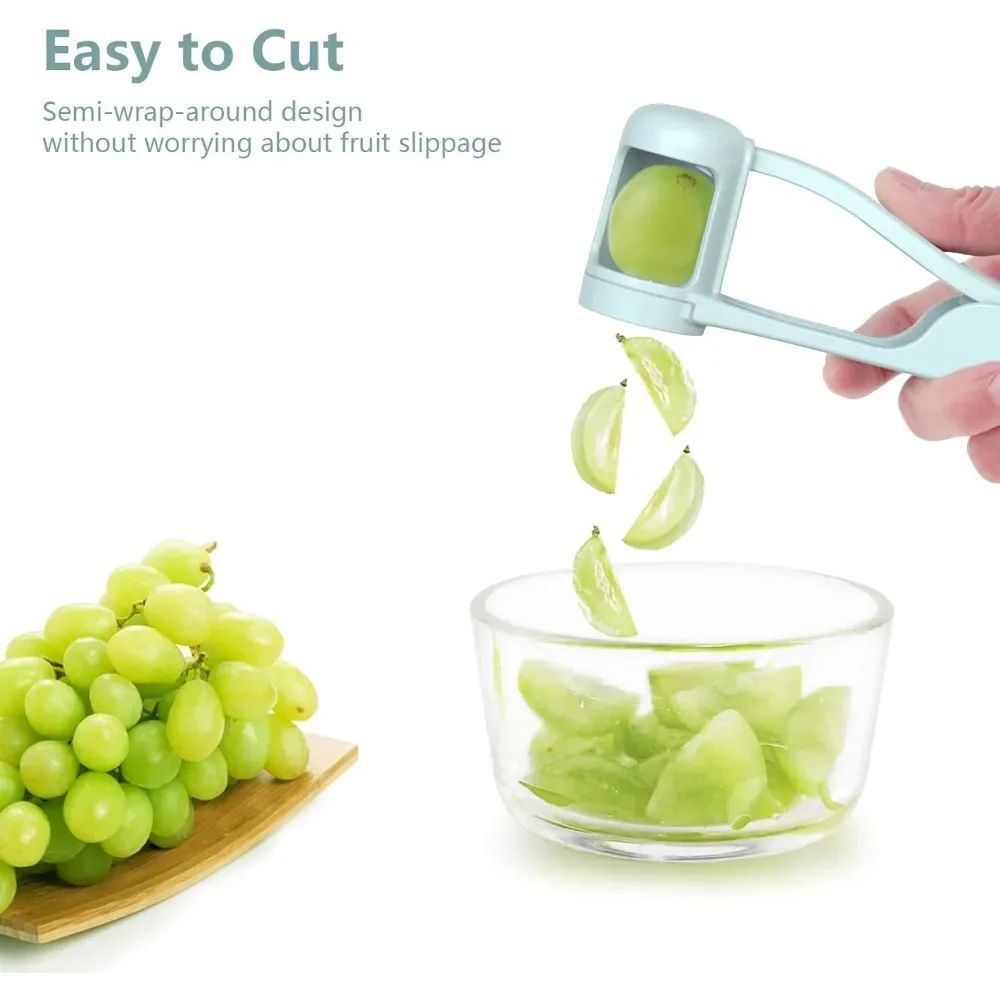 Precision Grape  Cherry Tomato Slicer  Stainless Steel Fruit Cutter For Fast MessFree Prep 3