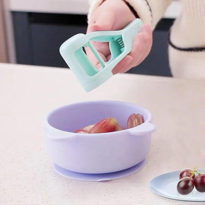 Precision Grape  Cherry Tomato Slicer  Stainless Steel Fruit Cutter For Fast MessFree Prep 4