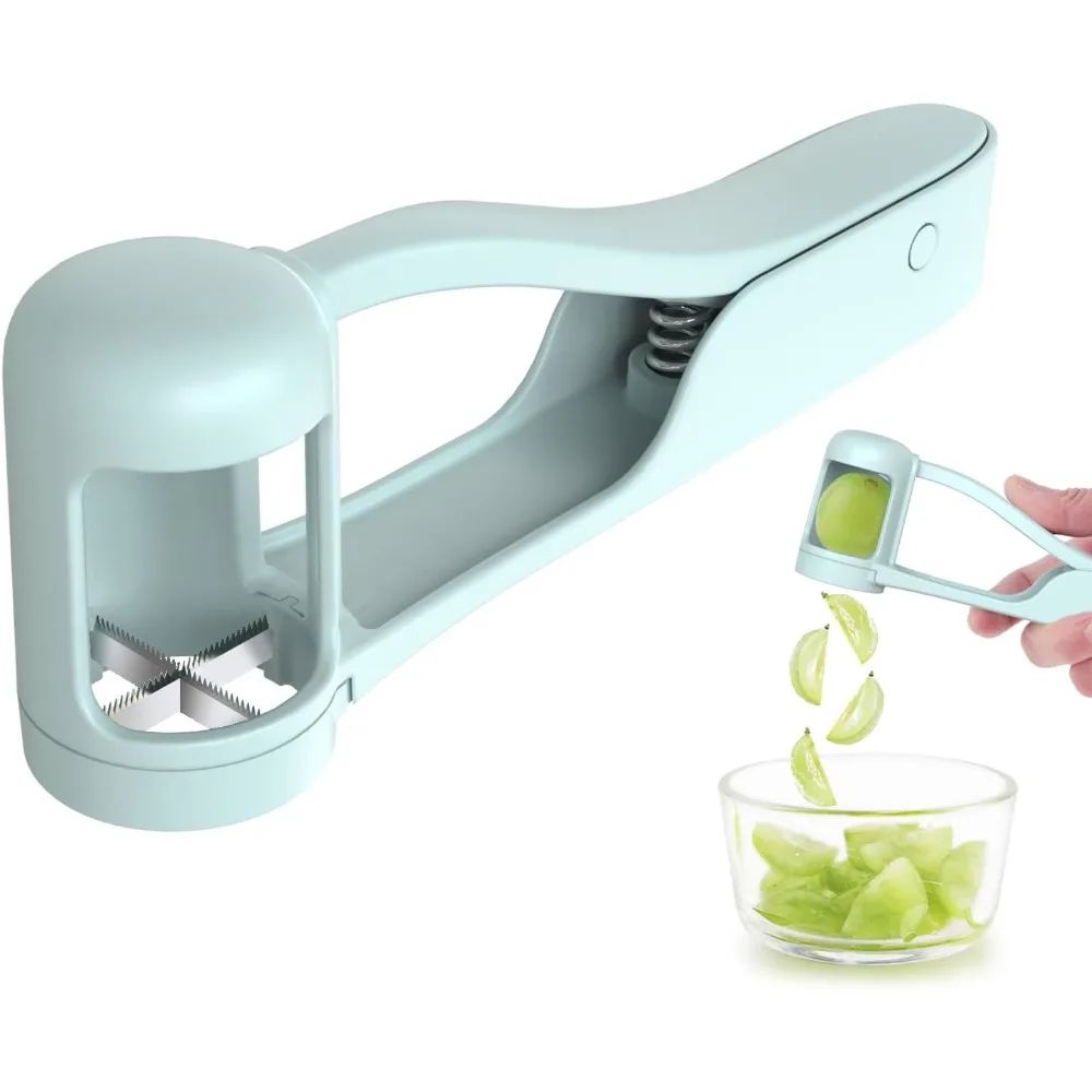 Precision Grape  Cherry Tomato Slicer  Stainless Steel Fruit Cutter For Fast MessFree Prep 6