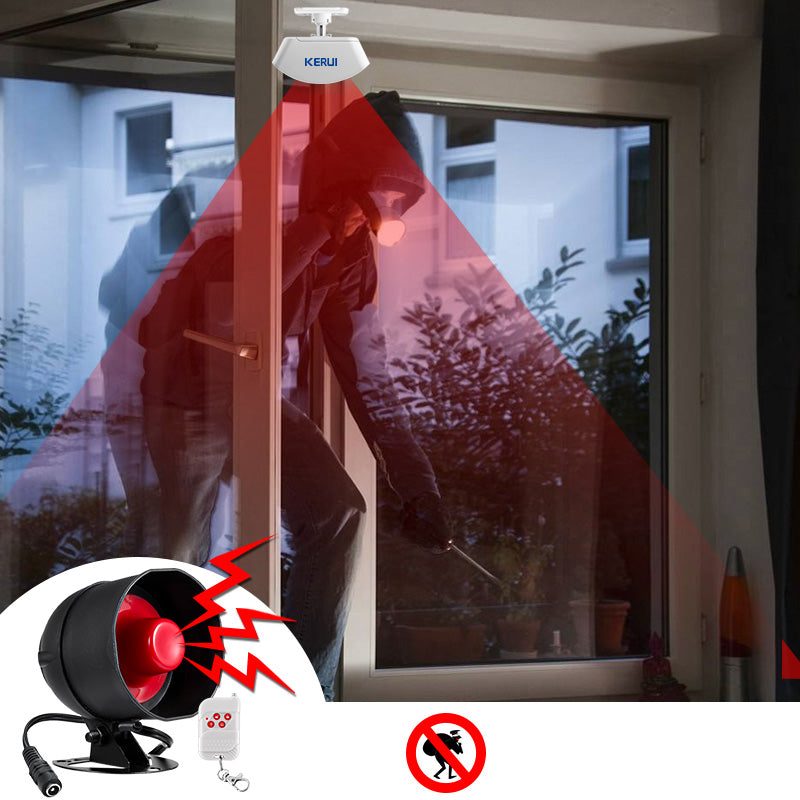 Standalone Wireless Alarm System For Home Security PIR Motion Detector Burglar Horn Alert 1
