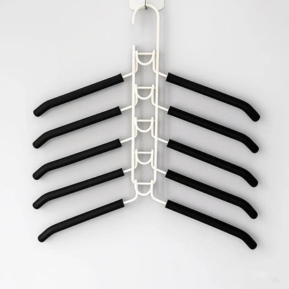 HeavyDuty SpaceSaving Clothes Hanger  MultiLayer Metal Garment Organizer With NonSlip Foam Pads For 9