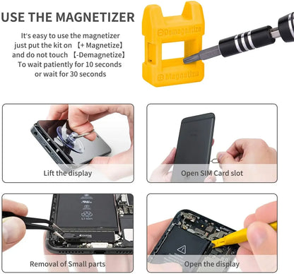 Laptop Screwdriver Kit Precision Computer Repair Kit Magnetic Small Impact Screwdriver Set With Cas 1