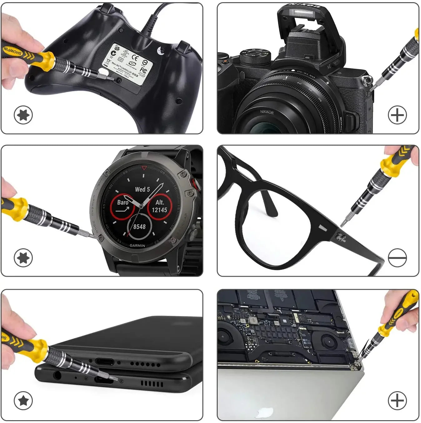 Laptop Screwdriver Kit Precision Computer Repair Kit Magnetic Small Impact Screwdriver Set With Cas 2