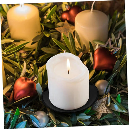 Metal Cone Candle Holders  6 Or 12pcs Advent Calendar  Christmas Wreath Candle Bases Made From Dura 4