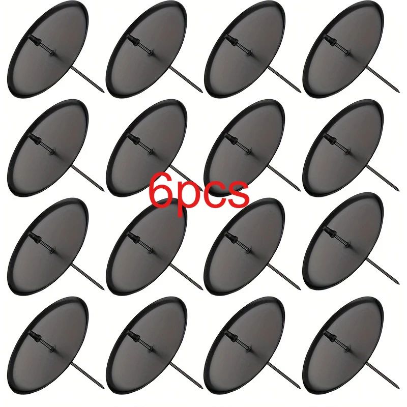 Metal Cone Candle Holders  6 Or 12pcs Advent Calendar  Christmas Wreath Candle Bases Made From Dura 6