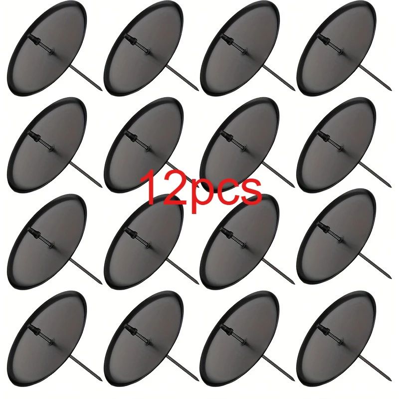 Metal Cone Candle Holders  6 Or 12pcs Advent Calendar  Christmas Wreath Candle Bases Made From Dura 7