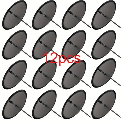 Metal Cone Candle Holders  6 Or 12pcs Advent Calendar  Christmas Wreath Candle Bases Made From Dura 7