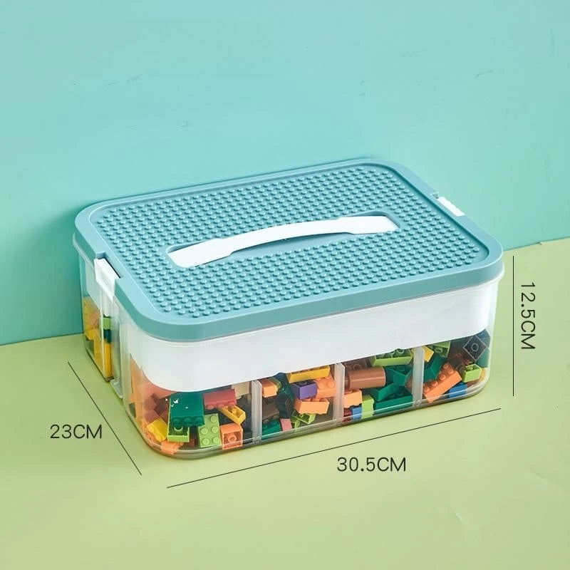 Plastic Lego Storage Box Building Block Container Children Toy Organizer Kid Room Classification Pa