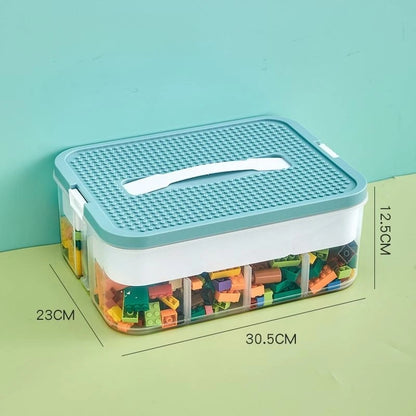 Plastic Lego Storage Box Building Block Container Children Toy Organizer Kid Room Classification Pa