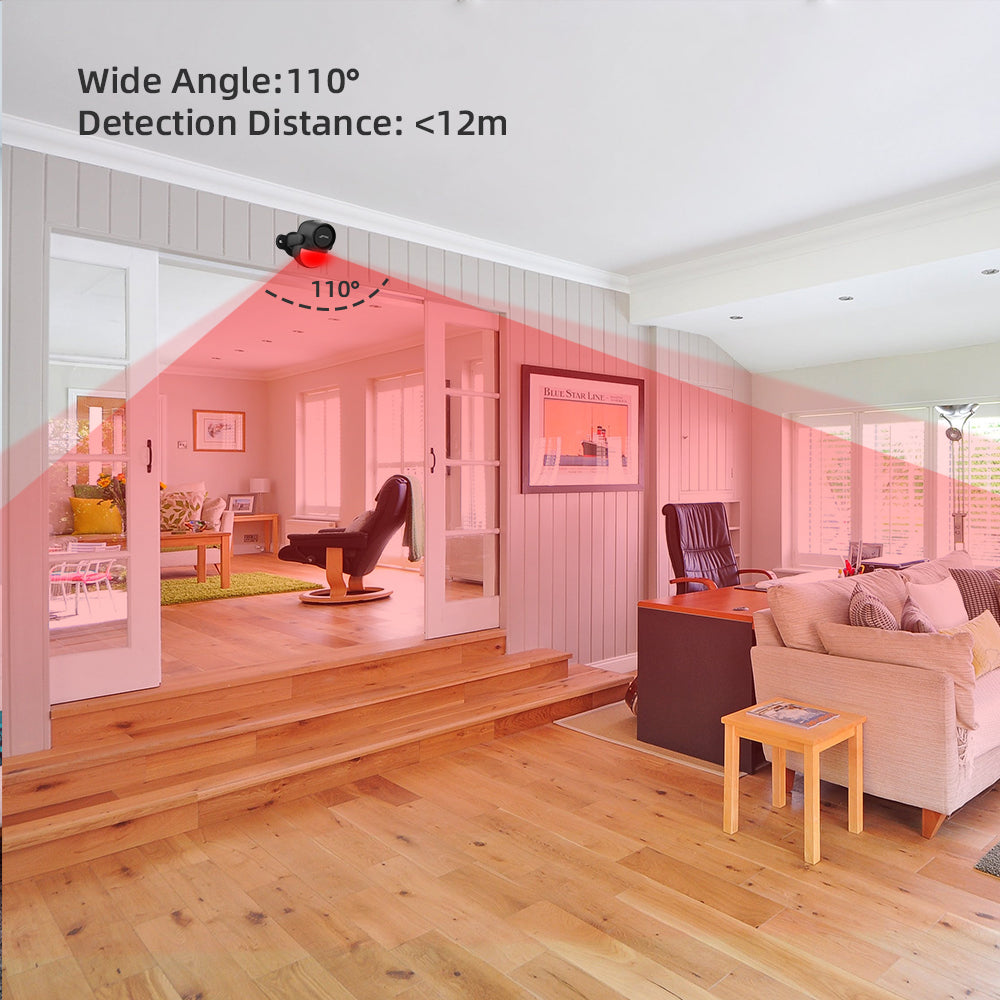 Motion Sensor Wireless Burglar Alarm Sensor Infrared Motion Detector For Home Security 5