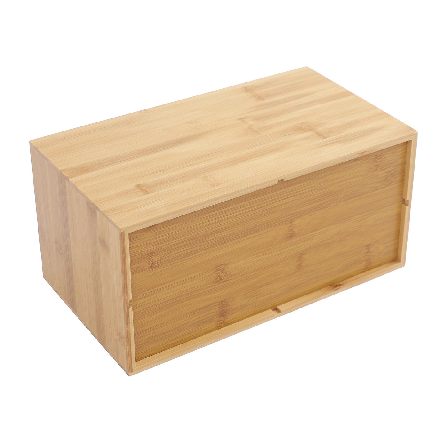Wood Office Desk Storage Bamboo Organizer For Makeup Stationery Minimalist Home Decor 5