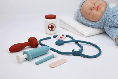 Montessori Toy Set For Kids Children Doctor Medical Simulation Box Educational Baby Play House Chri 1