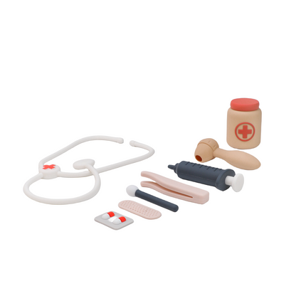 Montessori Toy Set For Kids Children Doctor Medical Simulation Box Educational Baby Play House Chri 7