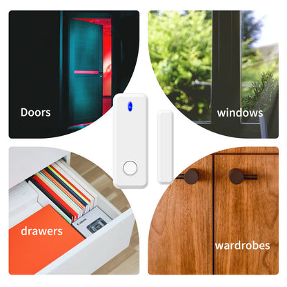 Wireless Door Sensor Open Door Detector Smart Home Security System 4