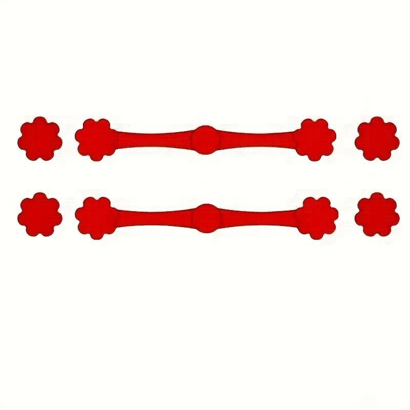 Silicone Air Fryer Handle Magnets  2 Sets Small Flower Design Safety Fix For RedHandle Air Fryers S 4
