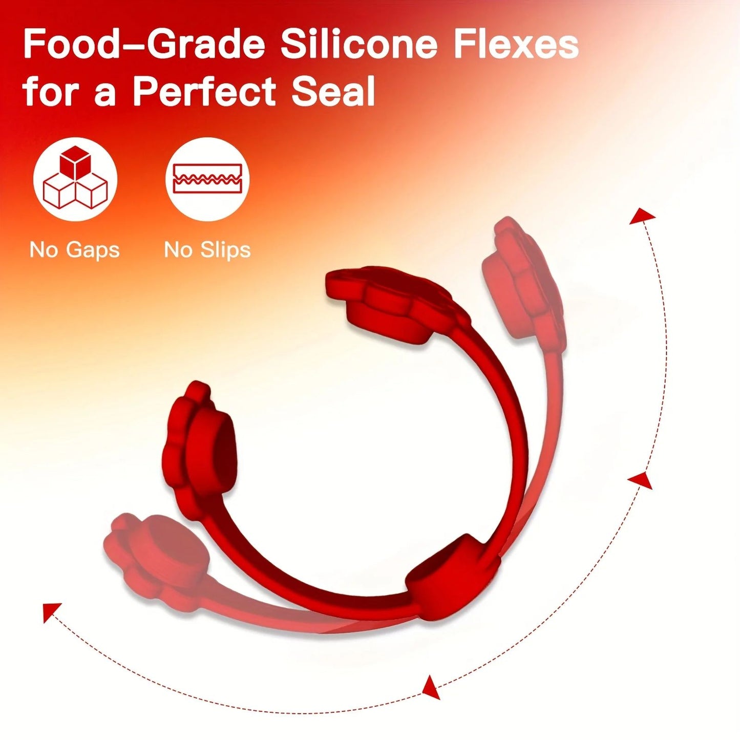 Silicone Air Fryer Handle Magnets  2 Sets Small Flower Design Safety Fix For RedHandle Air Fryers S 5