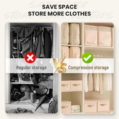 Self Compression Organizer Duvet Storage Bag Large Capacity Heavy Duty Moving Bags Self Compression 3