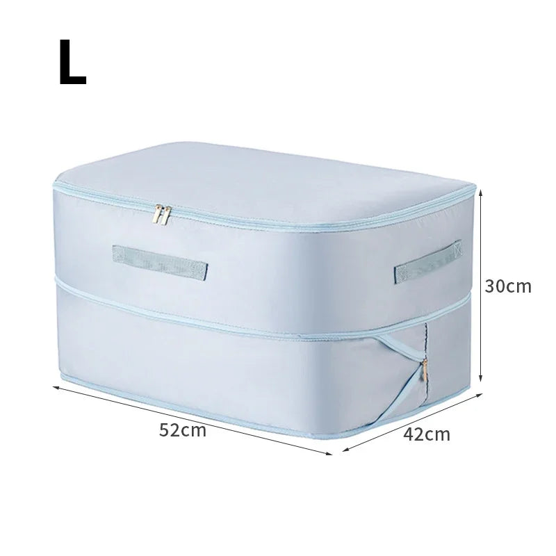 Self Compression Organizer Duvet Storage Bag Large Capacity Heavy Duty Moving Bags Self Compression 9