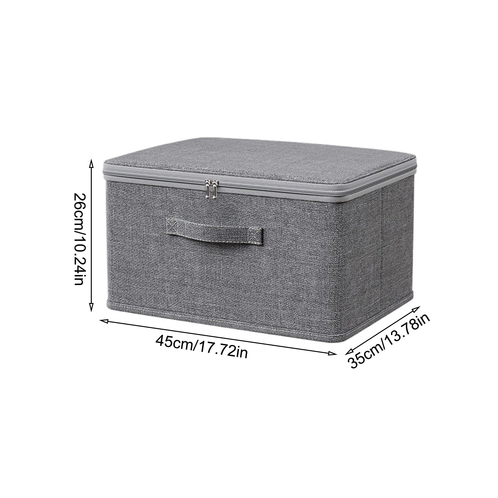 Lockable Storage Box Odor Proof Stackable Container With Handle Washable Shelf Baskets For Clothing 7