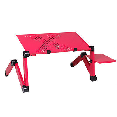 Adjustable Aluminum Alloy Laptop Table Portable Folding Desk For Dormitory Computer Stand Bed Tray