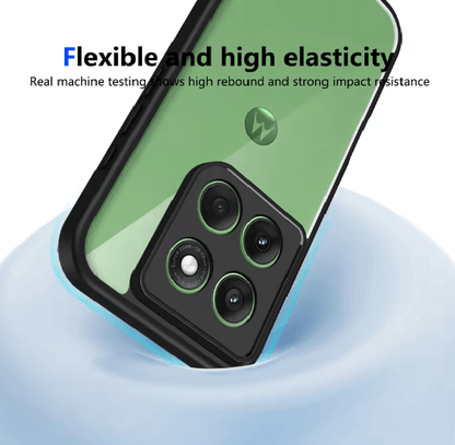 Premium Clear Shockproof Silicone Bumper Case For Motorola Edge 70 2