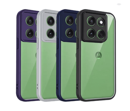 Premium Clear Shockproof Silicone Bumper Case For Motorola Edge 70 3
