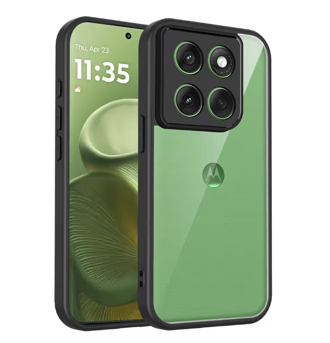 Premium Clear Shockproof Silicone Bumper Case For Motorola Edge 70 5