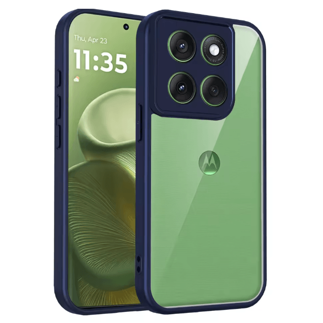 Premium Clear Shockproof Silicone Bumper Case For Motorola Edge 70 7