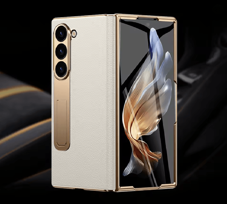 Genuine Leather Magnetic Protective Case For Samsung Z Fold Series 3