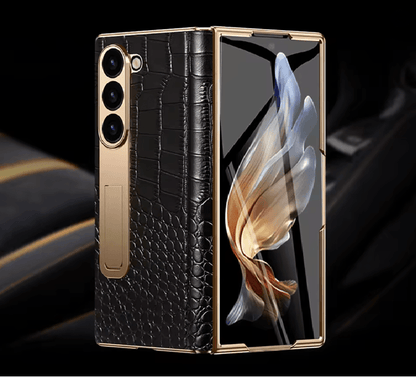 Genuine Leather Magnetic Protective Case For Samsung Z Fold Series 5