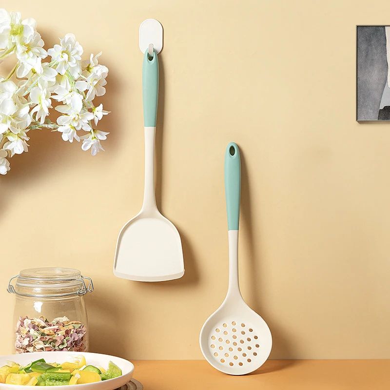 Modern Silicone Handle Kitchenware Spatula  Colander  Minimalist NonStick Cooking  Baking Tools 4