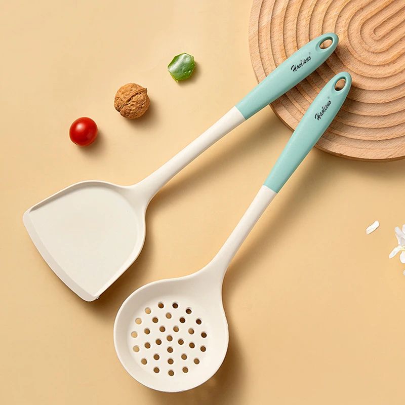Modern Silicone Handle Kitchenware Spatula  Colander  Minimalist NonStick Cooking  Baking Tools 5