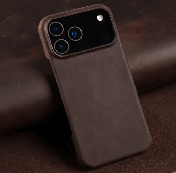 Genuine Leather Magnetic Case for iPhone 17 and 16 Series