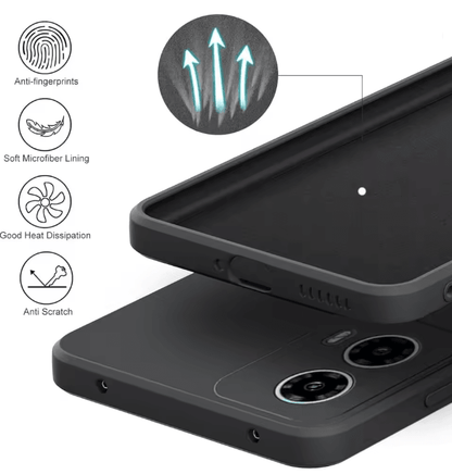 Liquid Silicone Protective Case For Motorola Moto G06 G56 G86 1