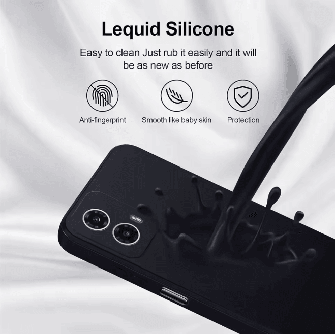 Liquid Silicone Protective Case For Motorola Moto G06 G56 G86 2