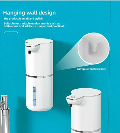 Automatic Touchless Foaming Soap Dispenser  350ml USB Rechargeable Electric Dispenser With 4Level A 9