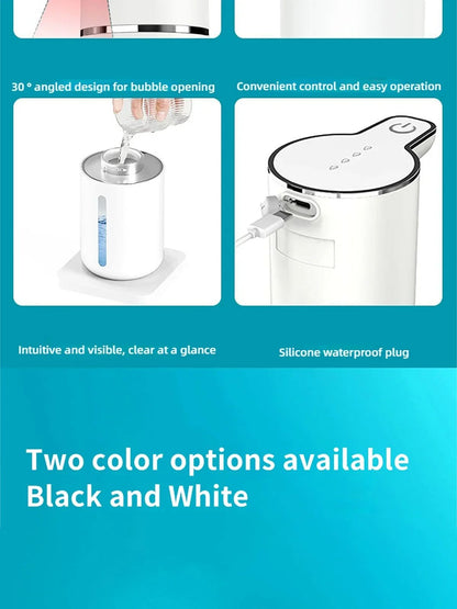 Automatic Touchless Foaming Soap Dispenser  350ml USB Rechargeable Electric Dispenser With 4Level A 12
