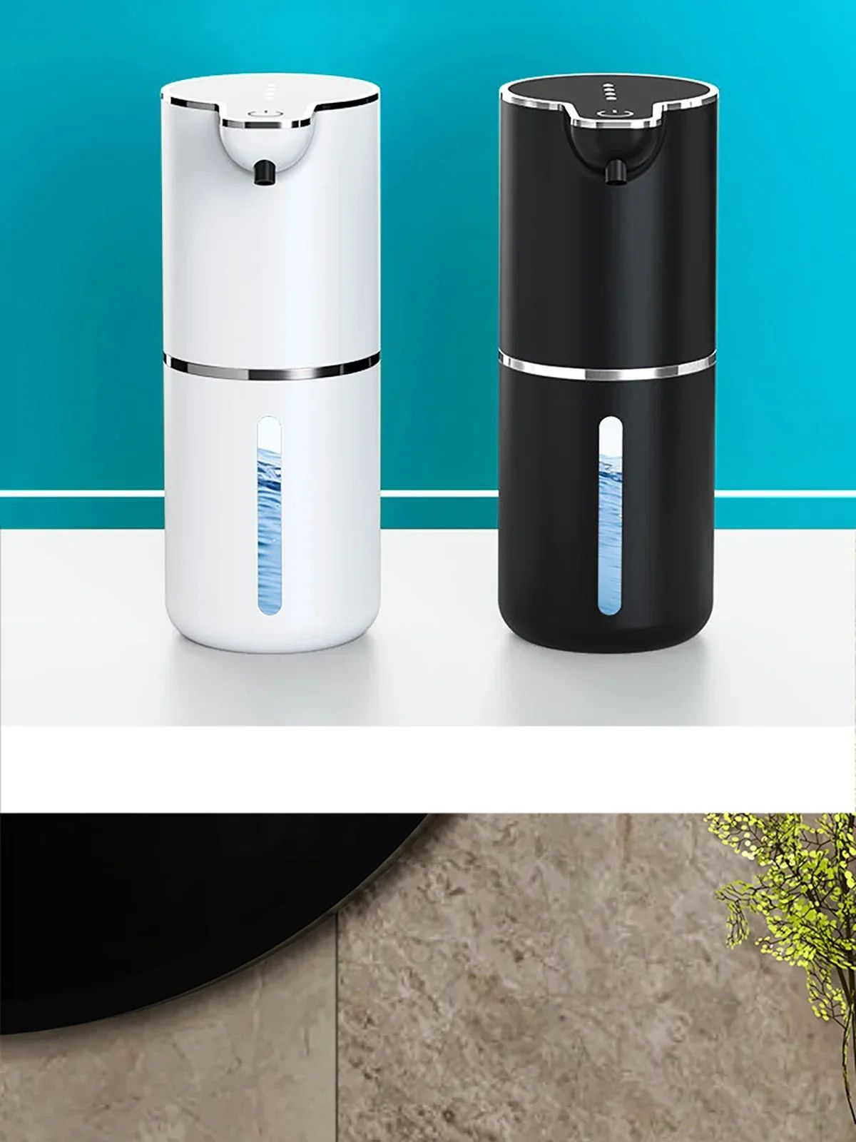 Automatic Touchless Foaming Soap Dispenser  350ml USB Rechargeable Electric Dispenser With 4Level A 13
